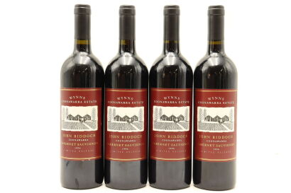 (4) 1996 Wynns Coonawarra Estate John Riddoch Cabernet Sauvignon, Coonawarra [JR18.5] [JO95]