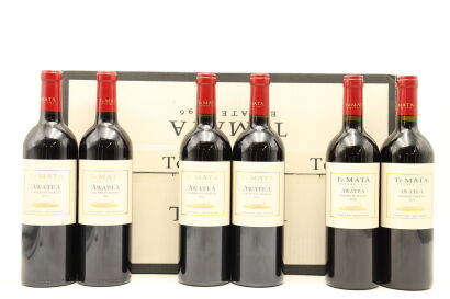 (1) 2018-2020 Vertical Vintage Te Mata Estate Awatea, Hawke's Bay Six Bottles Sold as One lot