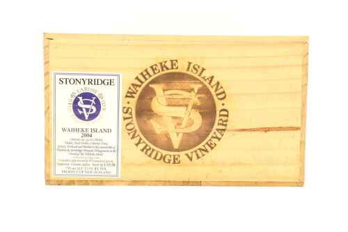 (6) 2004 Stonyridge Vineyard Larose, Waiheke Island (OWC)