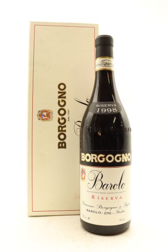 (1) 1998 Giacomo Borgogno & Figli Barolo Riserva DOCG, Piedmont [JR17]