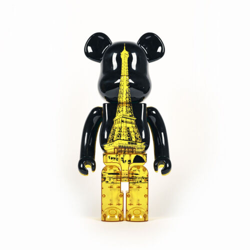 A Be@rBrick Eiffell Tower Figurine Golden Gown Version 1000%