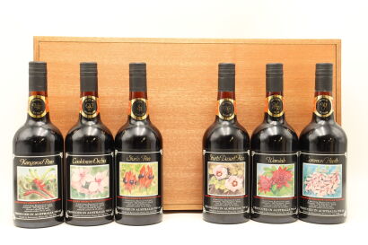 (1) 1980 Karrawirra 'Wildflowers of Australia' Mainland Vintage Port Set, Six bottles Sold as One lot (OWC)