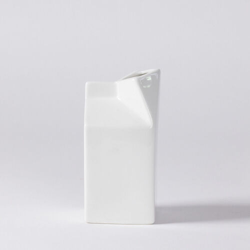 A Seletti Ceramic Milk Carton Jug