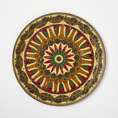 A Cloisonne Wall Hanging Plate