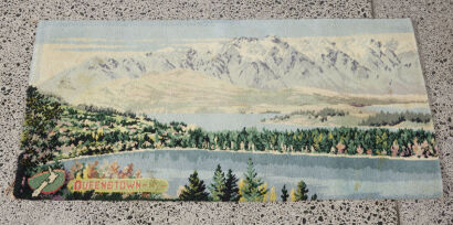 A Feltex Picture Rug Of The Queenstown