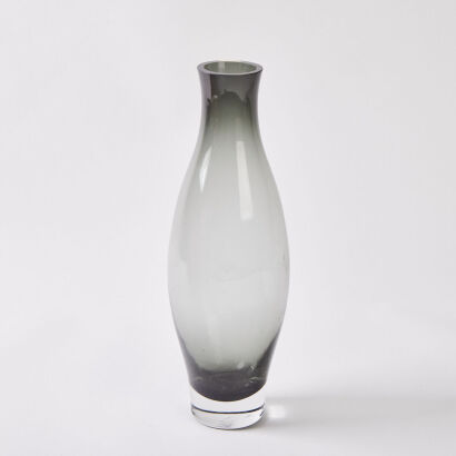 A Grey Art Glass Vase