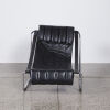 A Slingback Black And Chrome Chair C1980s - 2