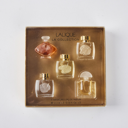 A Lalique La Collection Miniature Eau De Parfum Set