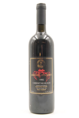 (1) 1995 Crab Farm Jardine Cabernet Sauvignon, Hawkes Bay