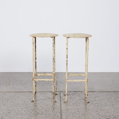 A Pair Of Vintage French Stools