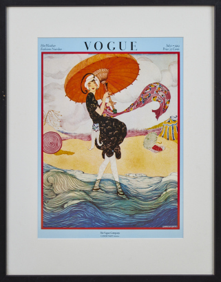 Vogue July Framed Cover Print