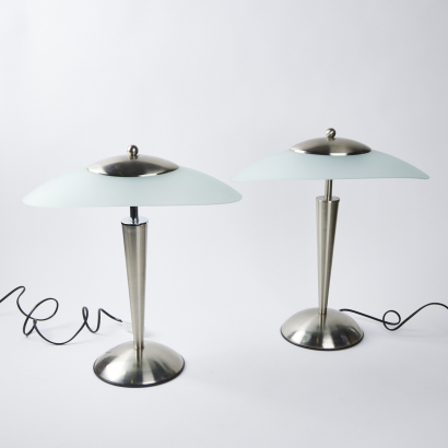 A Pair of Style Arwen Metal Table Lamps