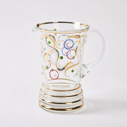 A Mid Century Decorarive Water Pitcher