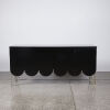 A Modern Black Designer Sideboard
