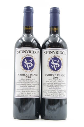 (2) 2004 Stonyridge Larose, Waiheke Island