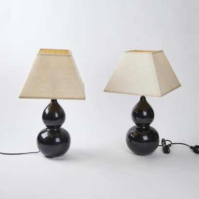 A Pair Of Axel Salto Style Bedside Lamps