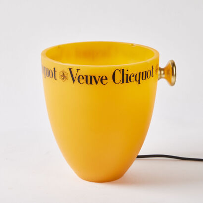 A Veuve Clicquot Lamp