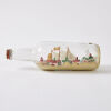 A Folk Art Ship In A Bottle