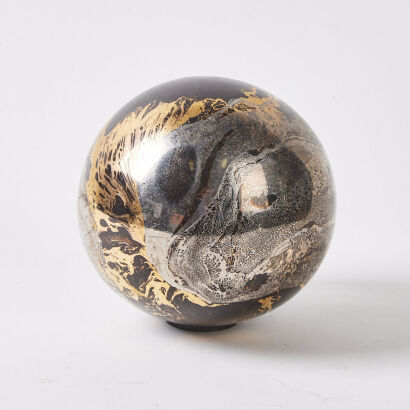 A Carrol Swan Handcrafted Ceramic Orb