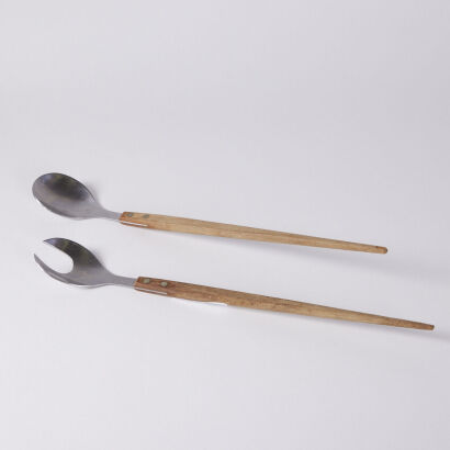 A Pair Of Mid Century Salad Servers