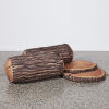 A Set of Four Faux Log Cushions - 2