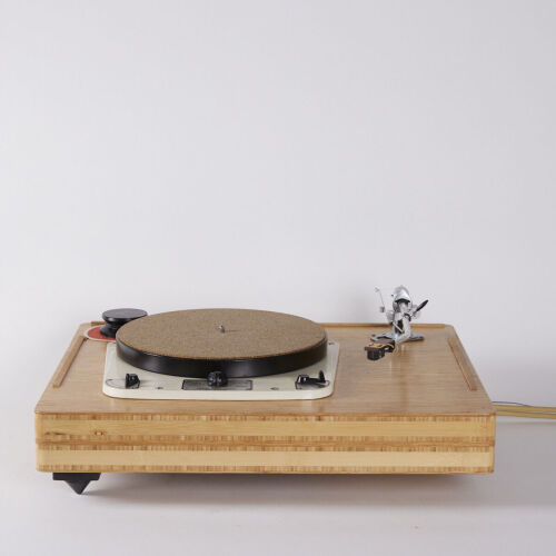 An Iconic Garrard Model 301 Analog Turntable Phono Fitted With A Rare SME 3012-R Series II 12'' Inch Tone And Denon Dl103 Moving Coil Cartridge (1957-1965)