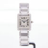 18ct White Gold, 20mm Cartier Tank Francaise Diamond Quartz Wristwatch