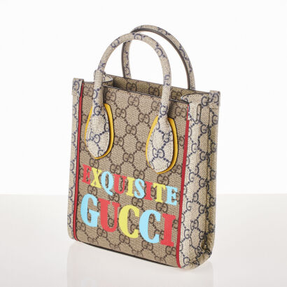 Gucci Exquisite Mini Printed Tote Bag