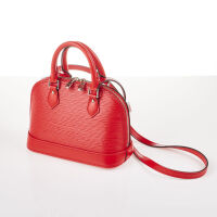 Louis Vuitton Red Epi Nano Alma Bag