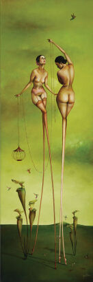 ROZI DEMANT Hummingbirds and Pitcher Plants