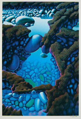 MICHAEL SMITHER 3 Rock Pools and Lava Flow