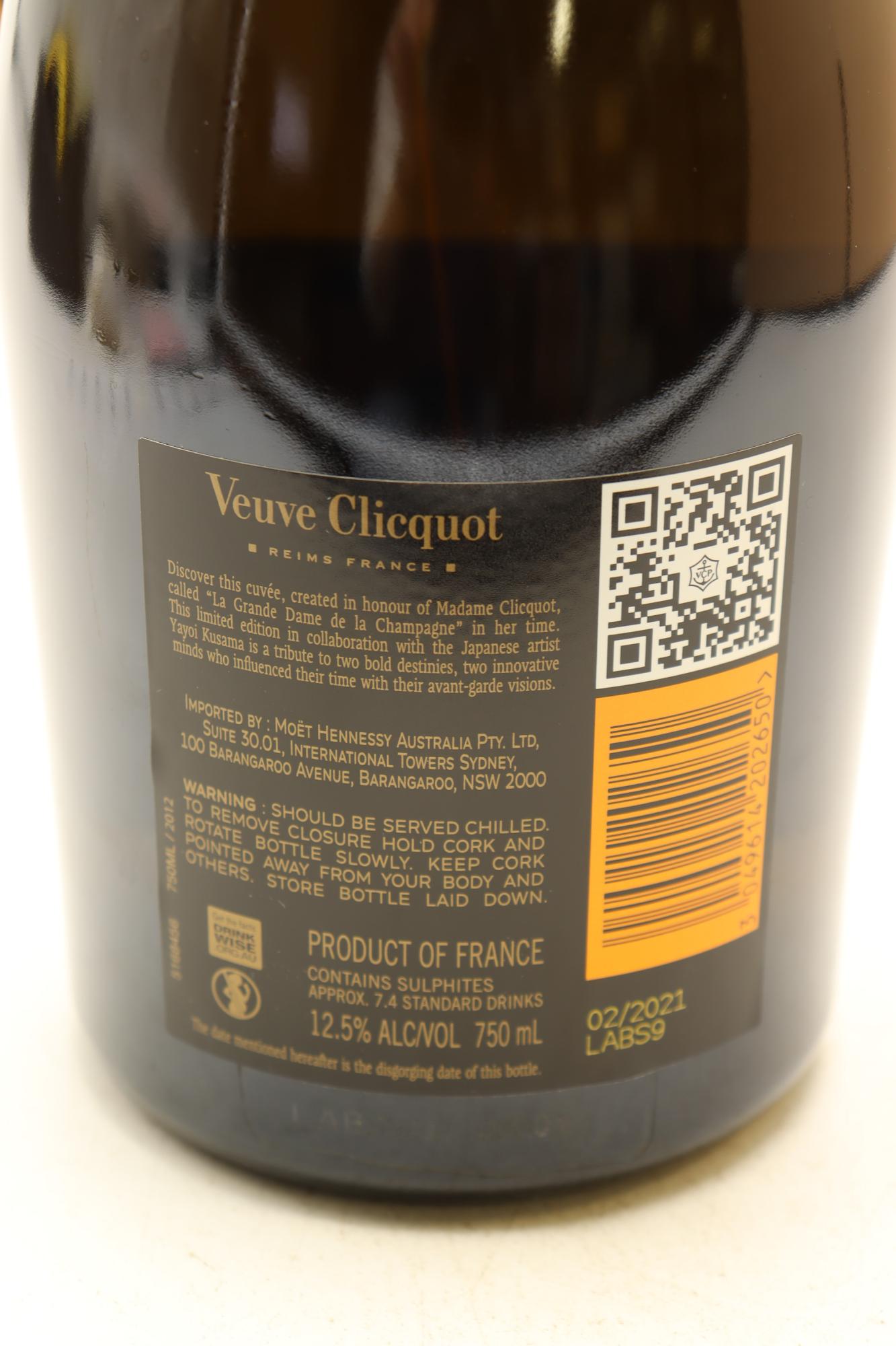 Veuve Clicquot La Grande Dame 2012 Yayoi Kusama 750ml