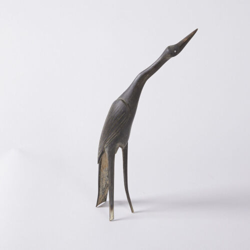 A Carved Horn Bird