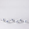 A Set Of Six Paul Hartigan Tattoo Series Espresso Coffee Cups And Saucers