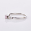 18ct White Gold, .22ct Argyle Pink Solitaire Diamond Ring - 2