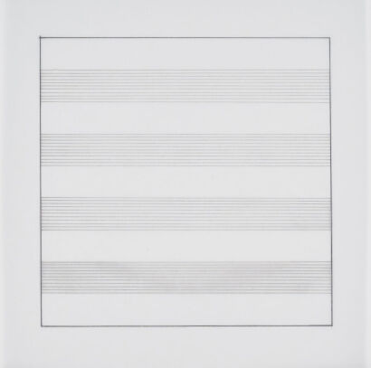 AGNES MARTIN, Untitled #10 1990