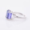 18ct White Gold, 7.10ct Tanzanite and 1.16ct Diamond Ring - 2