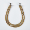 An Antique Brass Horse Shoe Door Knocker