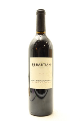 (1) 2009 Sebastiani Vineyards & Winery Sonoma County Cabernet Sauvignon, California