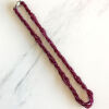 A Faceted Garnet Beads Necklace