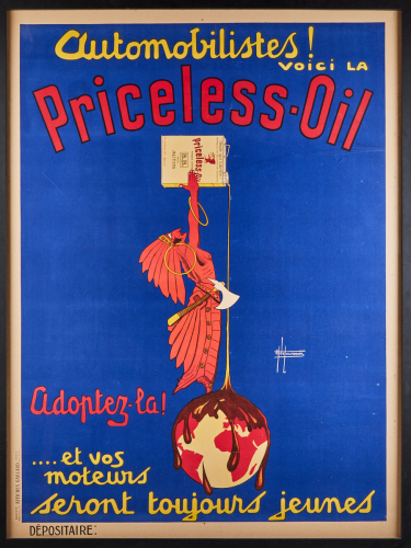 An Original Priceless Oil Poster by Laurencin