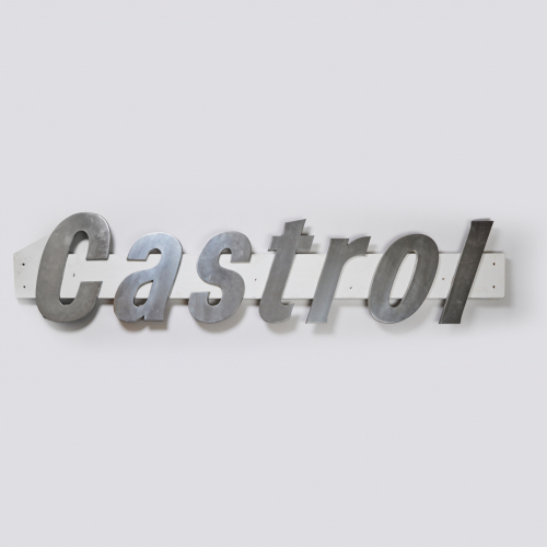 A Vintage Aluminium Castrol Sign