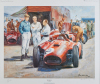 Alan Fearnley - The Rivals,&nbsp;signed by Stirling Moss *NO RESERVE*
