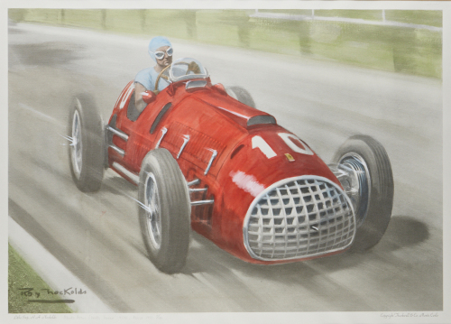 Roy Nockolds - Alberto Ascari - Ferrari 375 - 1950 *NO RESERVE*