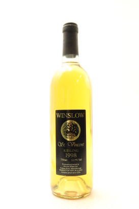 (1) 1998 Winslow Wines St. Vincent Riesling, Martinborough