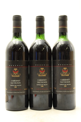 (3) 1989 Villa Maria Reserve Cabernet Sauvignon, Gimblett Gravels (US)