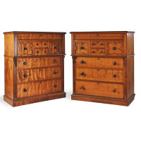 A Pair of Colonial Kauri Scotch Chests