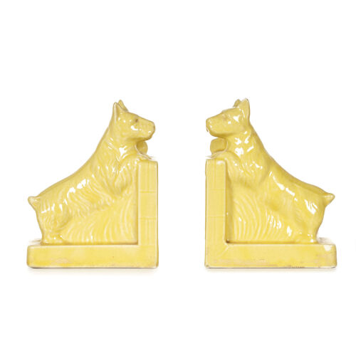 A Pair of Rare Crown Lynn Corgi Bookends