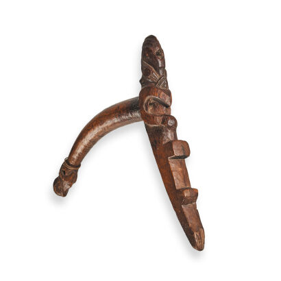 A 19th Century Mutu Kaka, Māori Bird Snare Perch