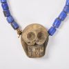 A Beaded Necklace with a Skull Ornament - 2